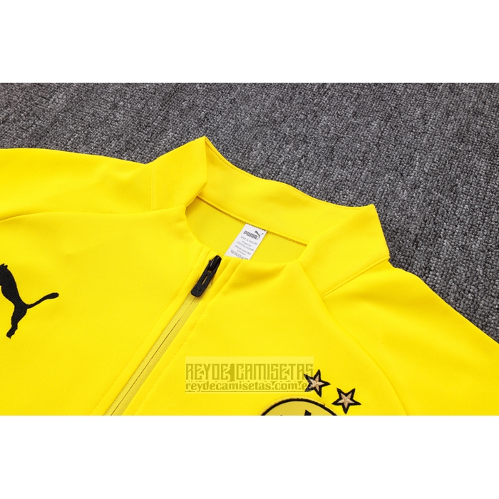 Chandal de Chaqueta del Borussia Dortmund 2023-2024 Amarillo